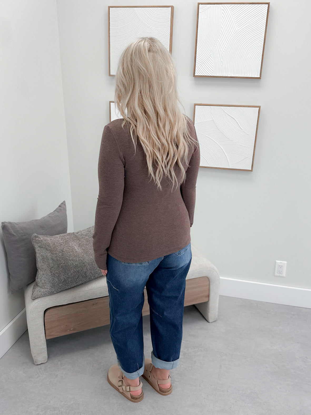 Vanessa Long Sleeve in Walnut