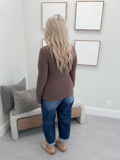 Vanessa Long Sleeve in Walnut