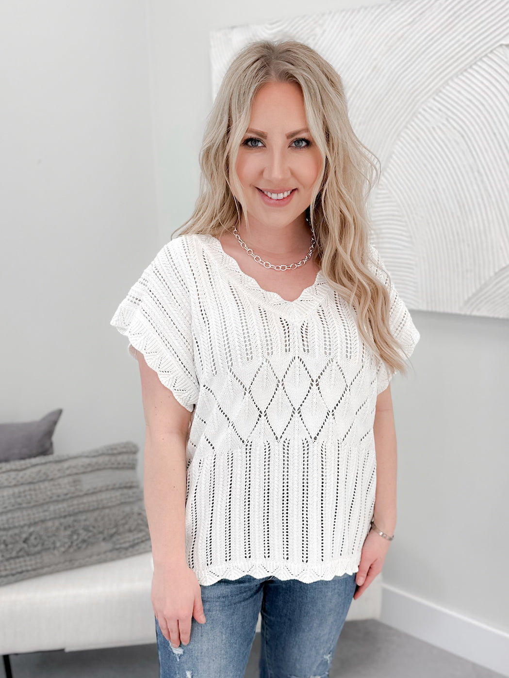 Alba Sweater in Ivory