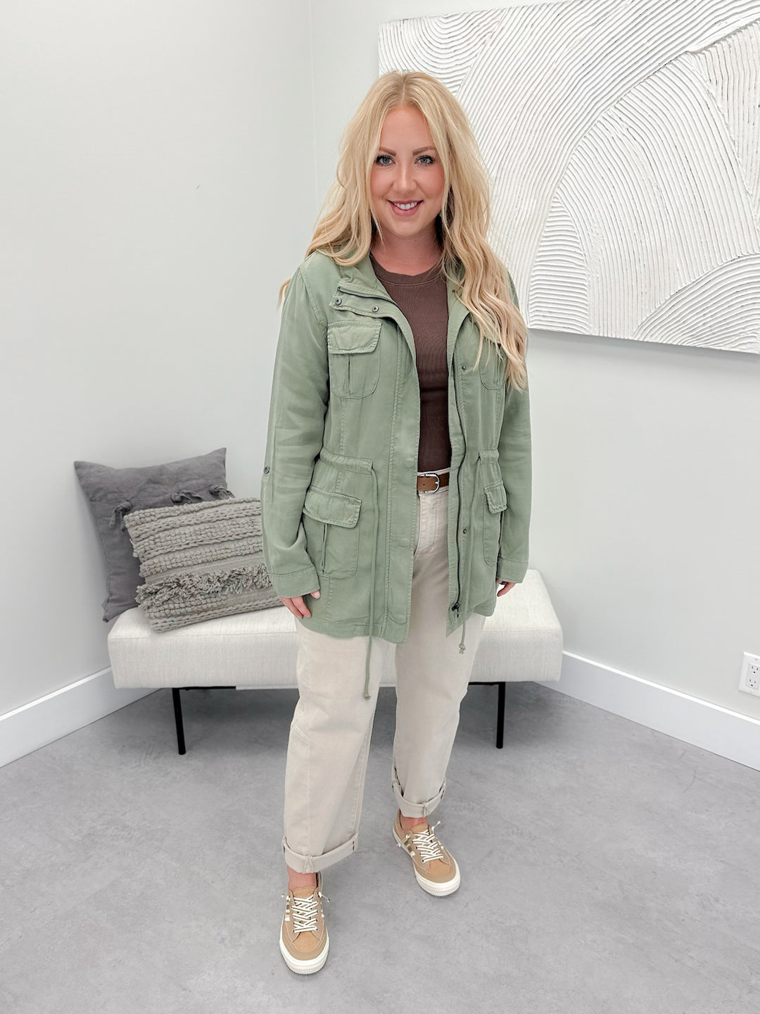 Easy Street Jacket in Sage