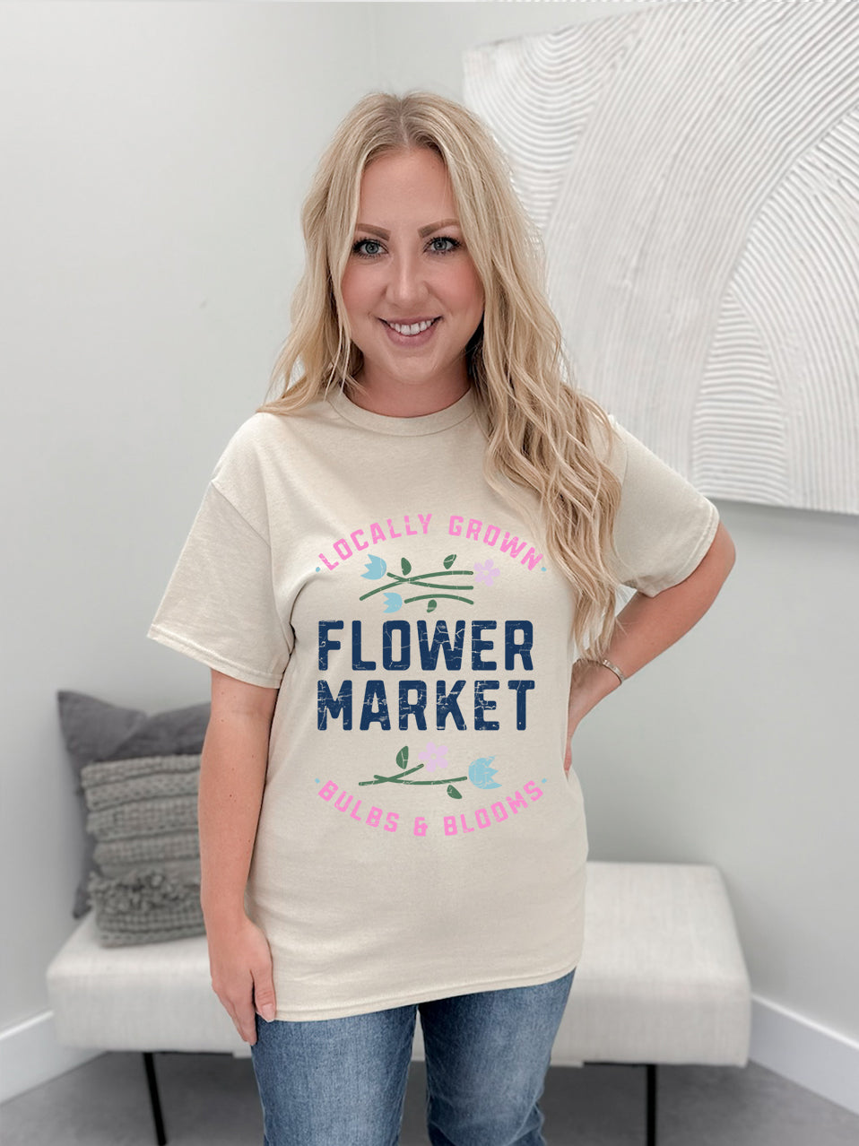 Flower Market Graphix Tee