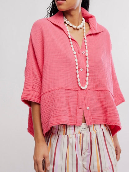 Happy Days Top in Tart Berry by Free People