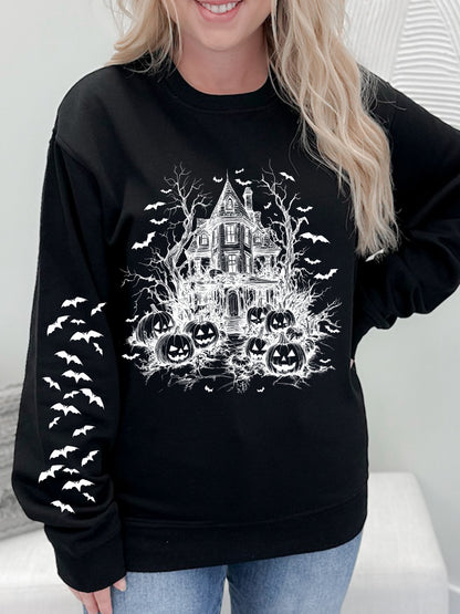 Haunted House Graphix Pullover / Hoodie