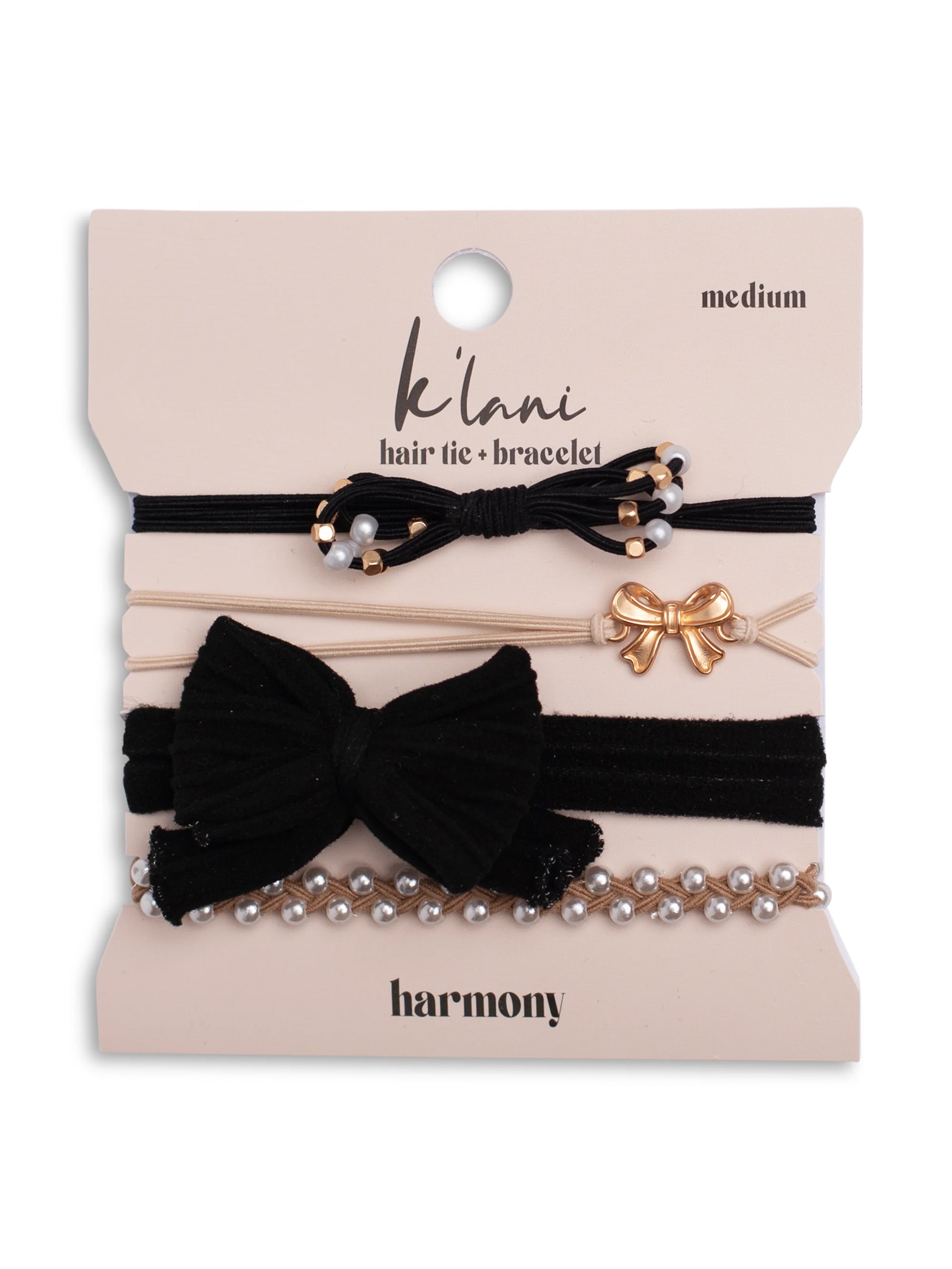 Harmony Hair Tie Bracelet Set by K'lani