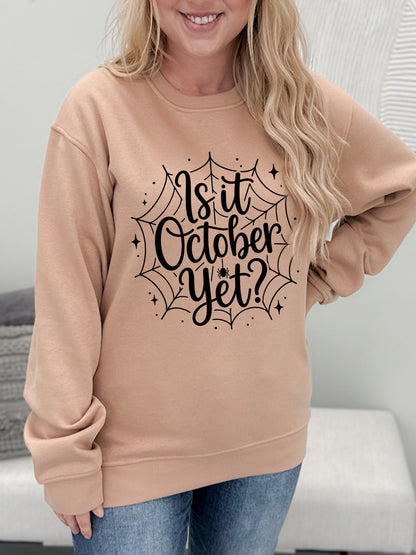 Is It October Yet Graphix Pullover