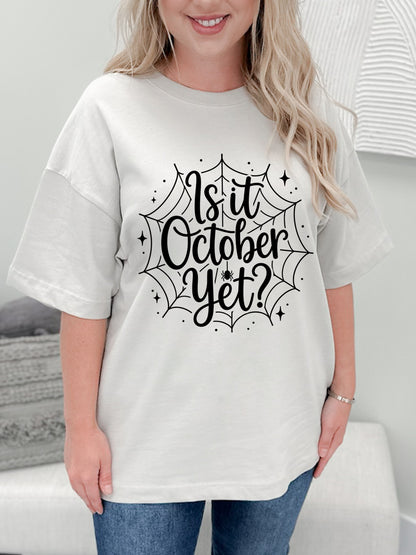 Is It October Yet Graphix Tee