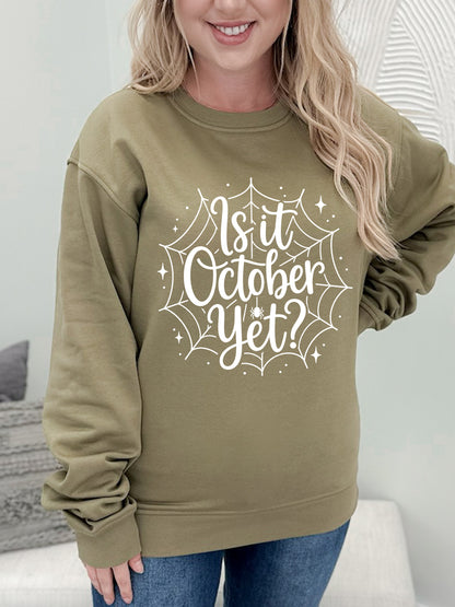 Is It October Yet Graphix Pullover