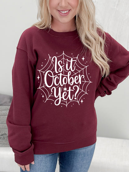 Is It October Yet Graphix Pullover
