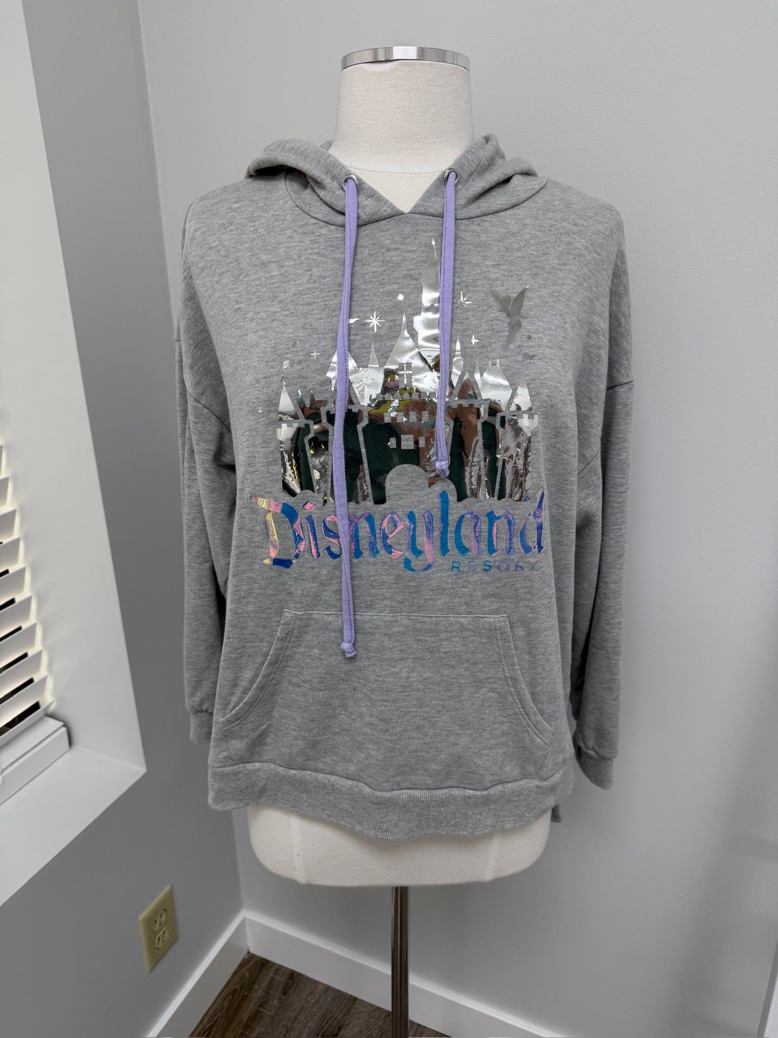 #59- Grey Hoodie Size L