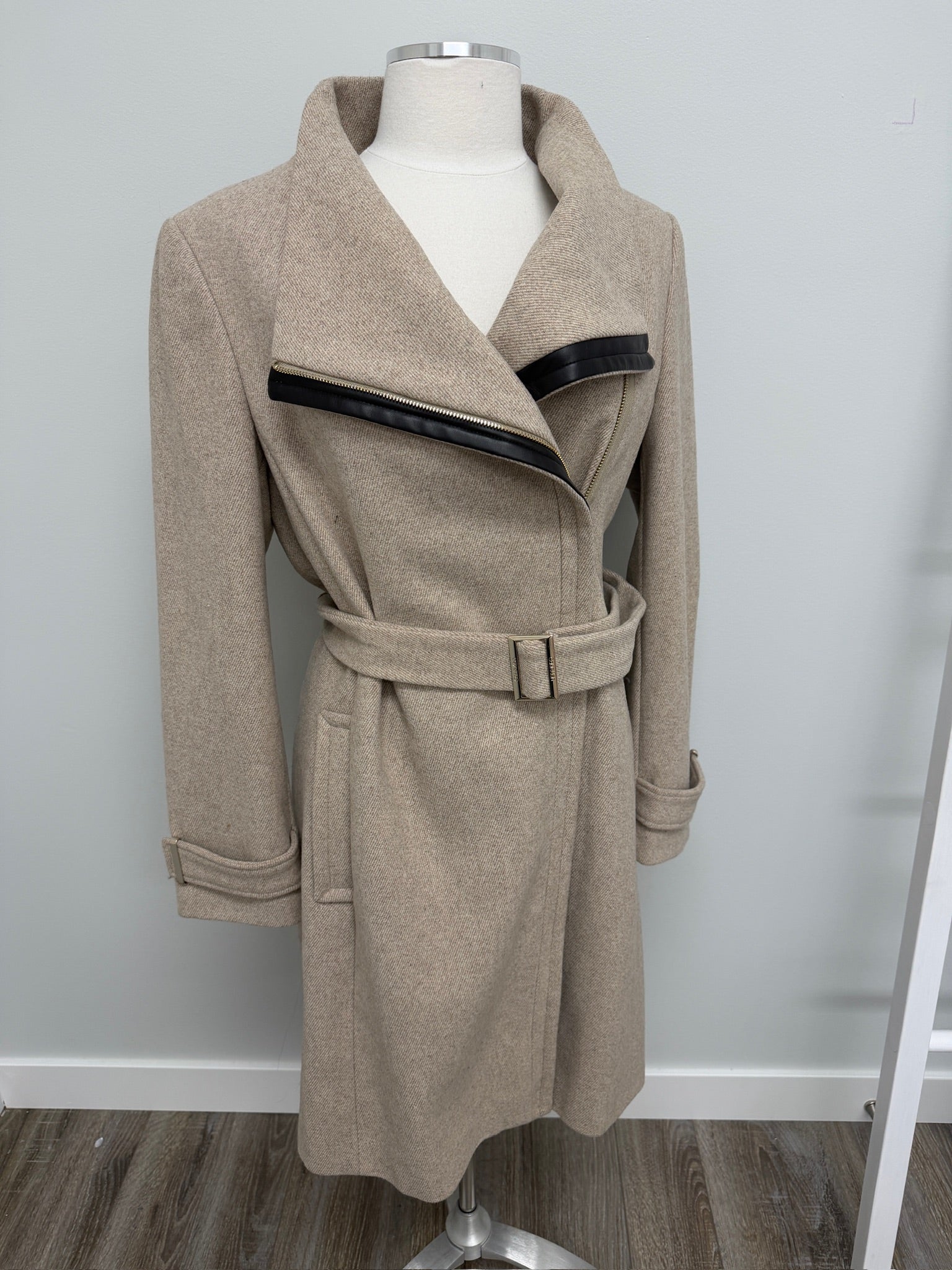 #240- Calvin Klein Wool Coat Size 14