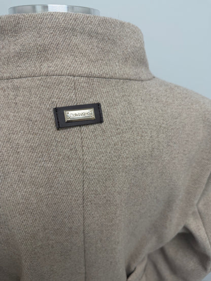 #240- Calvin Klein Wool Coat Size 14