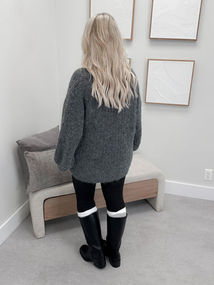 Boreas Cardi in Grey by Pol