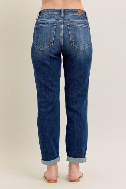 Cody Boyfriend High Rise Jeans by Judy Blue