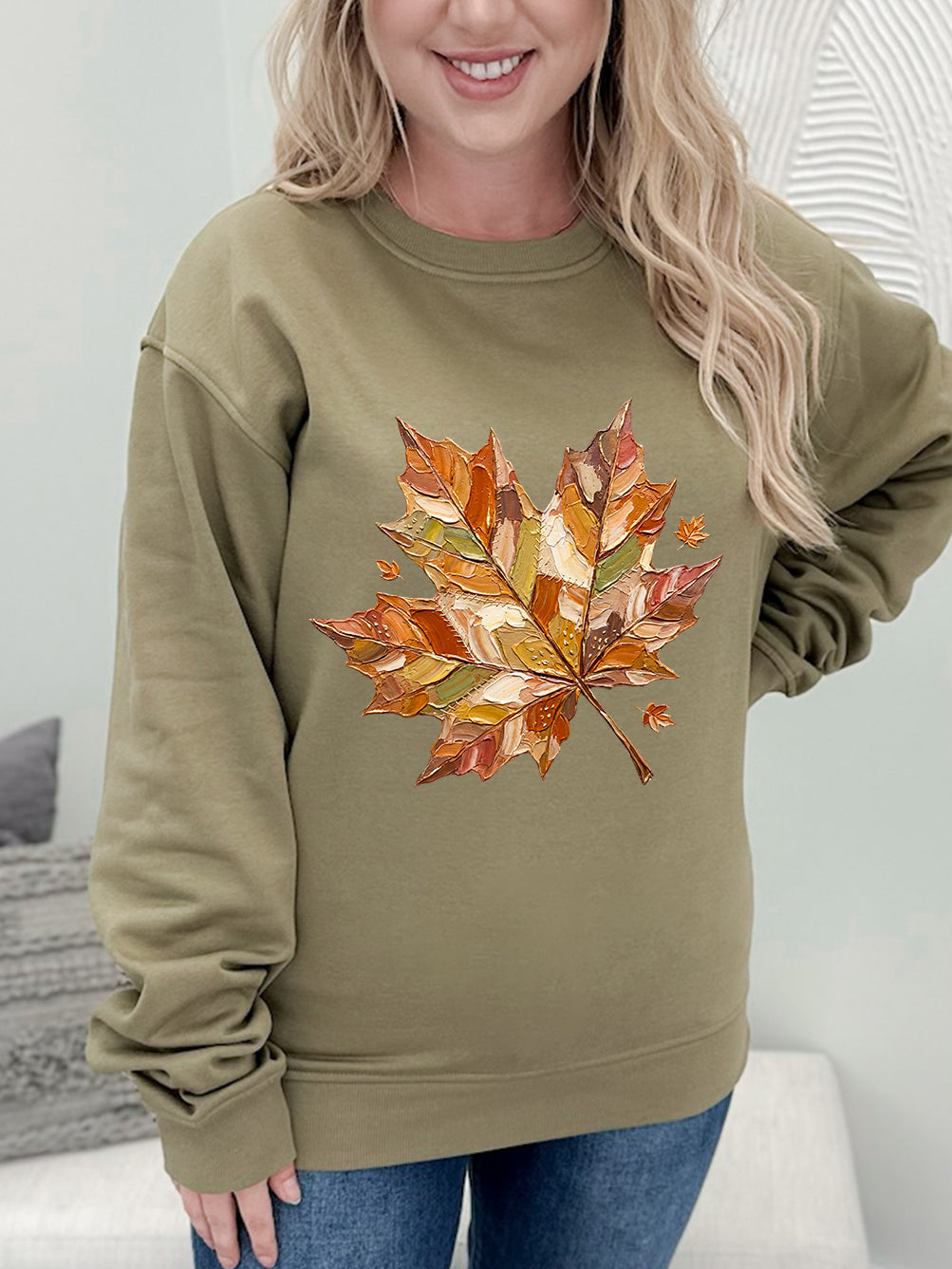 Leaves Are Changing Graphix Pullover