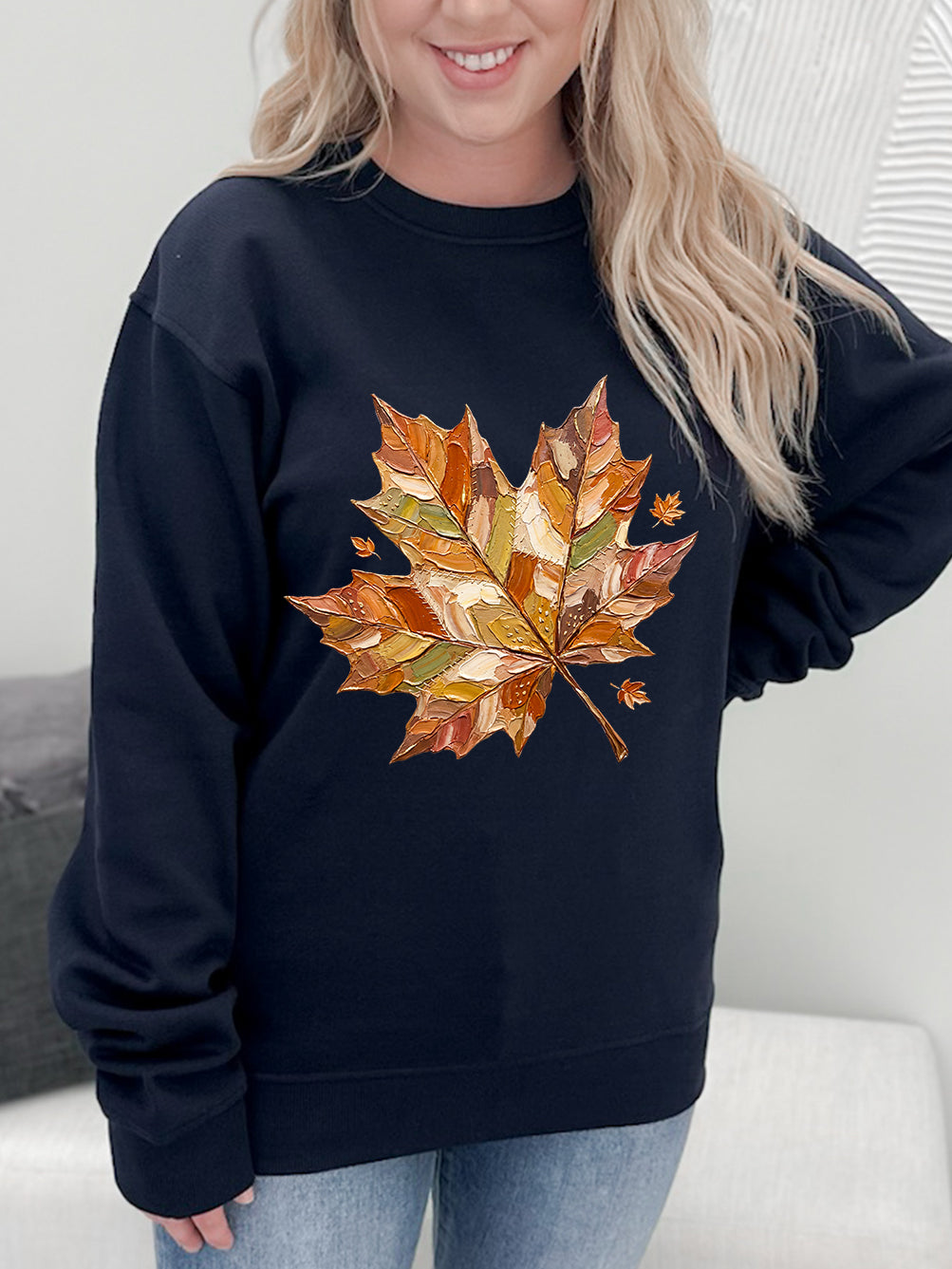 Leaves Are Changing Graphix Pullover