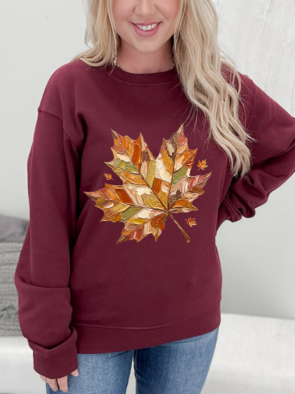 Leaves Are Changing Graphix Pullover