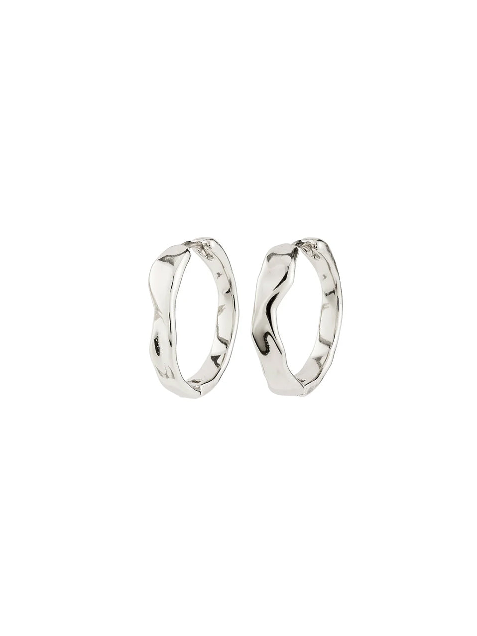 Wave Water Resistant Hoop Earrings