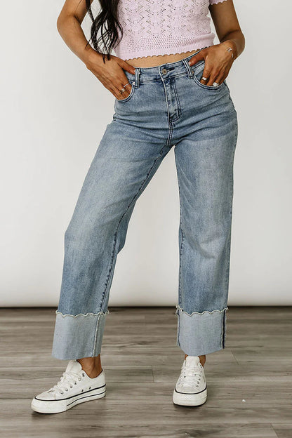 606 Denim Scalloped by Ampersand Avenue