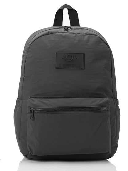 Monochrome Keep It Light Backpack in Black by Aloha