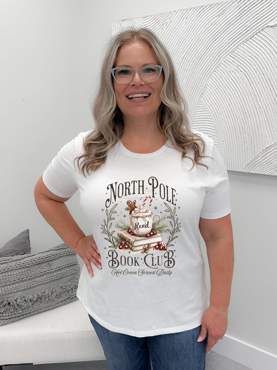 North Pole Book Club Graphix Tee