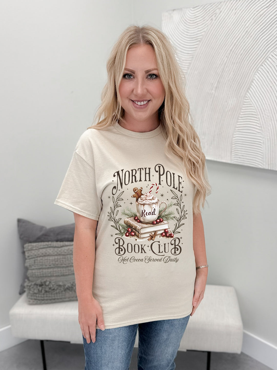 North Pole Book Club Graphix Tee