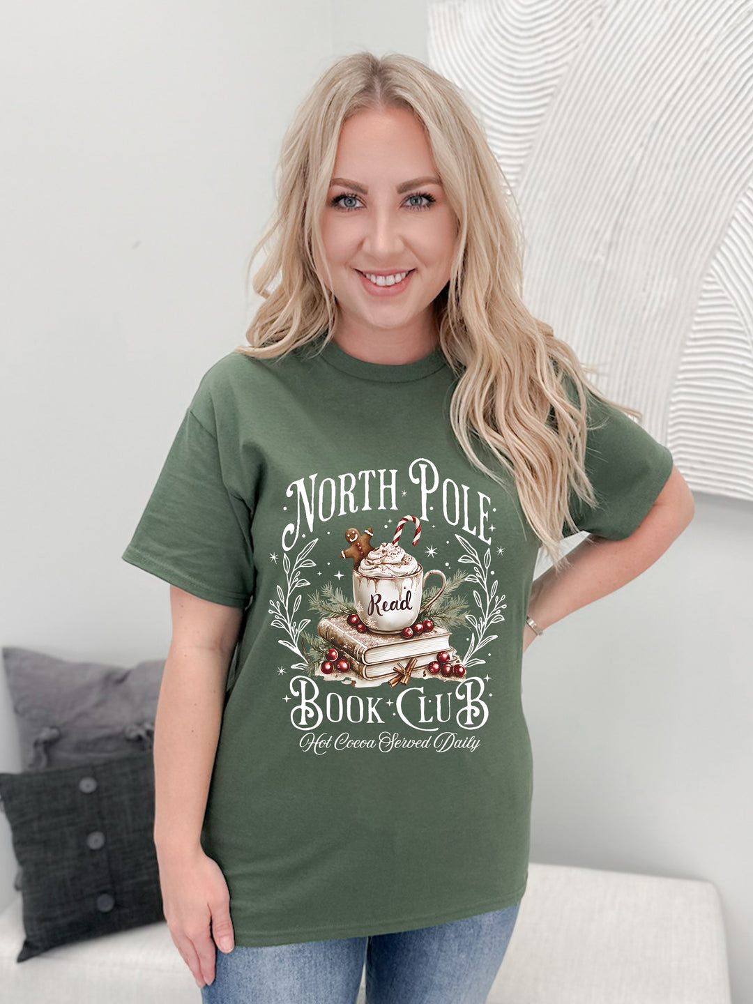 North Pole Book Club Graphix Tee