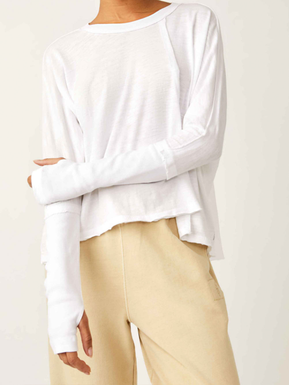 Nord Ten Laps Top in White by Free People
