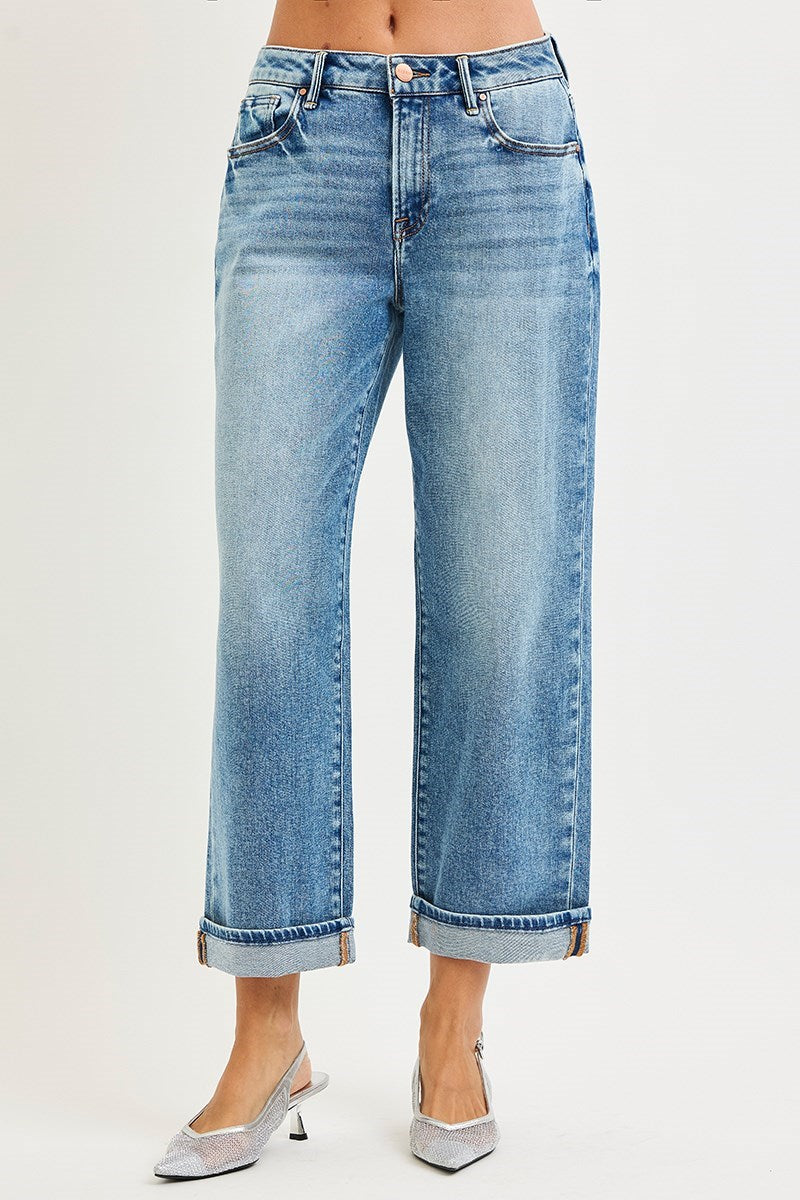 Benrik High Rise Boyfriend Jeans by Risen