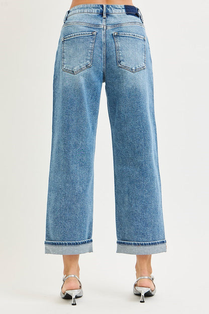 Benrik High Rise Boyfriend Jeans by Risen