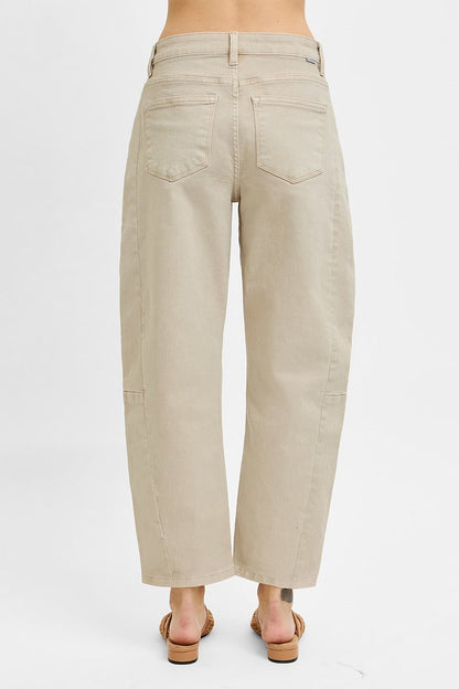 Morrison Barrel Jeans in Almond by Risen