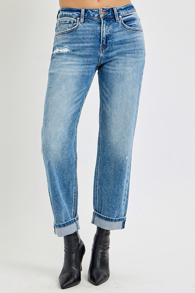 Daze High Rise Boyfriend Jeans by Risen