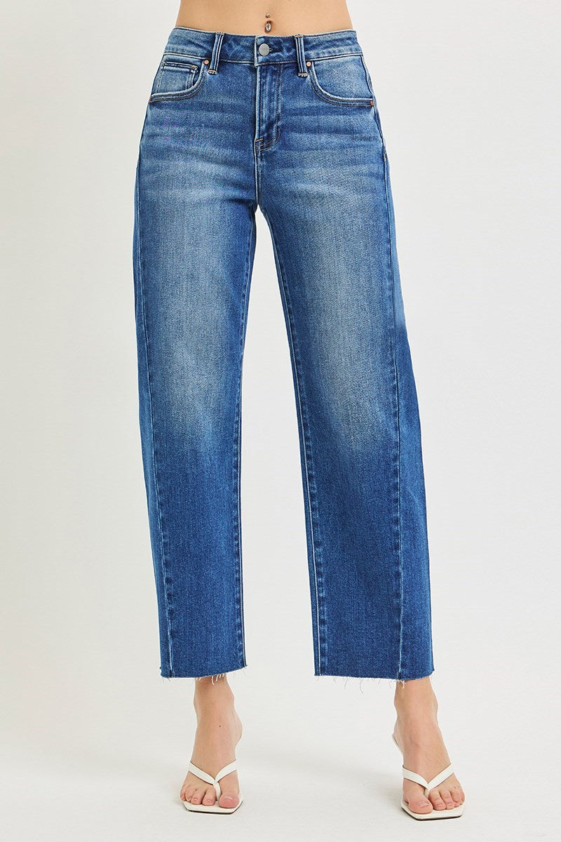 Charlie Barrel High Rise Jeans by Risen