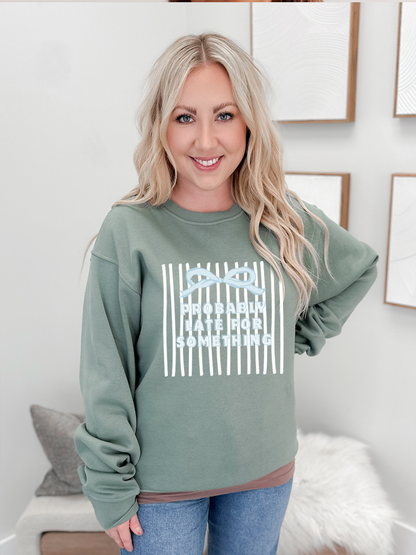 Probably Late For Something Graphix Pullover / Hoodie