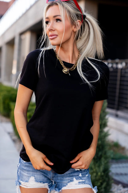 Lulu Tee in Onyx by Ampersand Avenue