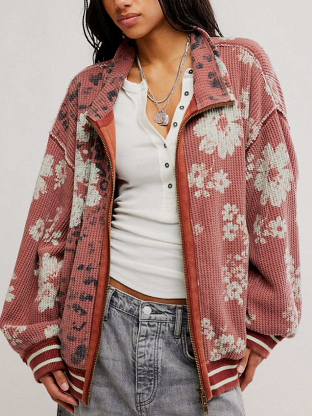 Print Mix Cardi by Free People