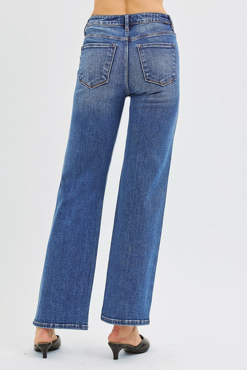 Ebony Embellished High Rise Jeans by Risen
