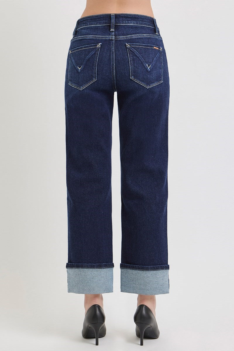 Myla Tummy Control Dark Wash Jeans by Risen