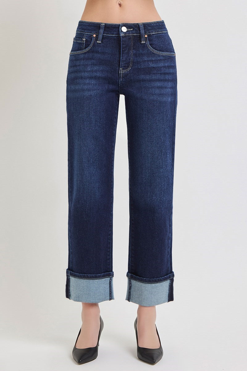 Myla Tummy Control Dark Wash Jeans by Risen