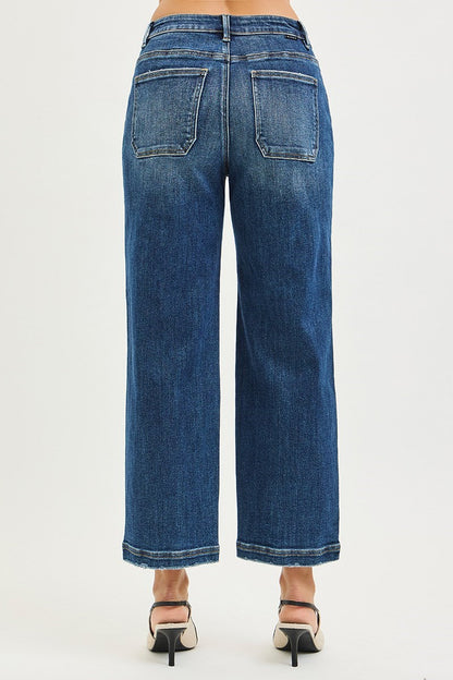 Connie Cropped High Rise Jeans by Risen