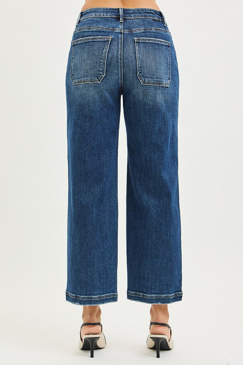 Connie Cropped High Rise Jeans by Risen