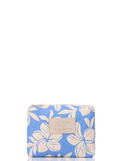 Plumeria Dreams Small Pouch in Bel Air Blue