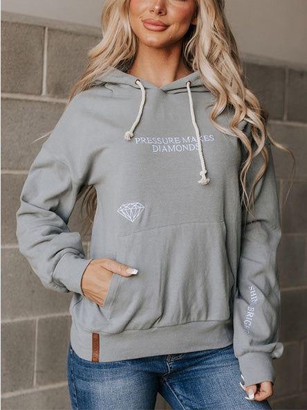 Pressure Makes Diamonds University Hoodie by Ampersand Ave