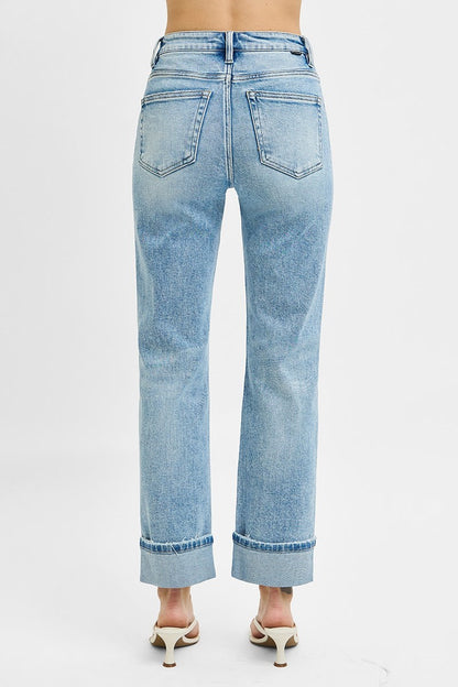 Surrey Straight Leg Tummy Control Jeans by Risen