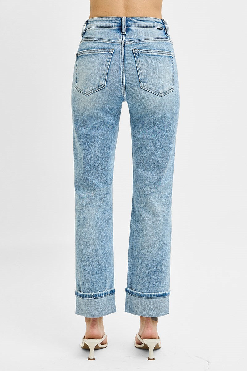 Surrey Straight Leg Tummy Control Jeans by Risen