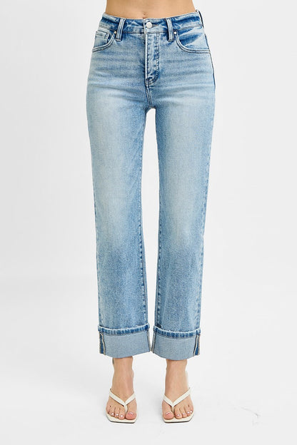 Surrey Straight Leg Tummy Control Jeans by Risen