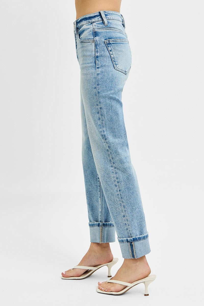 Surrey Straight Leg Tummy Control Jeans by Risen