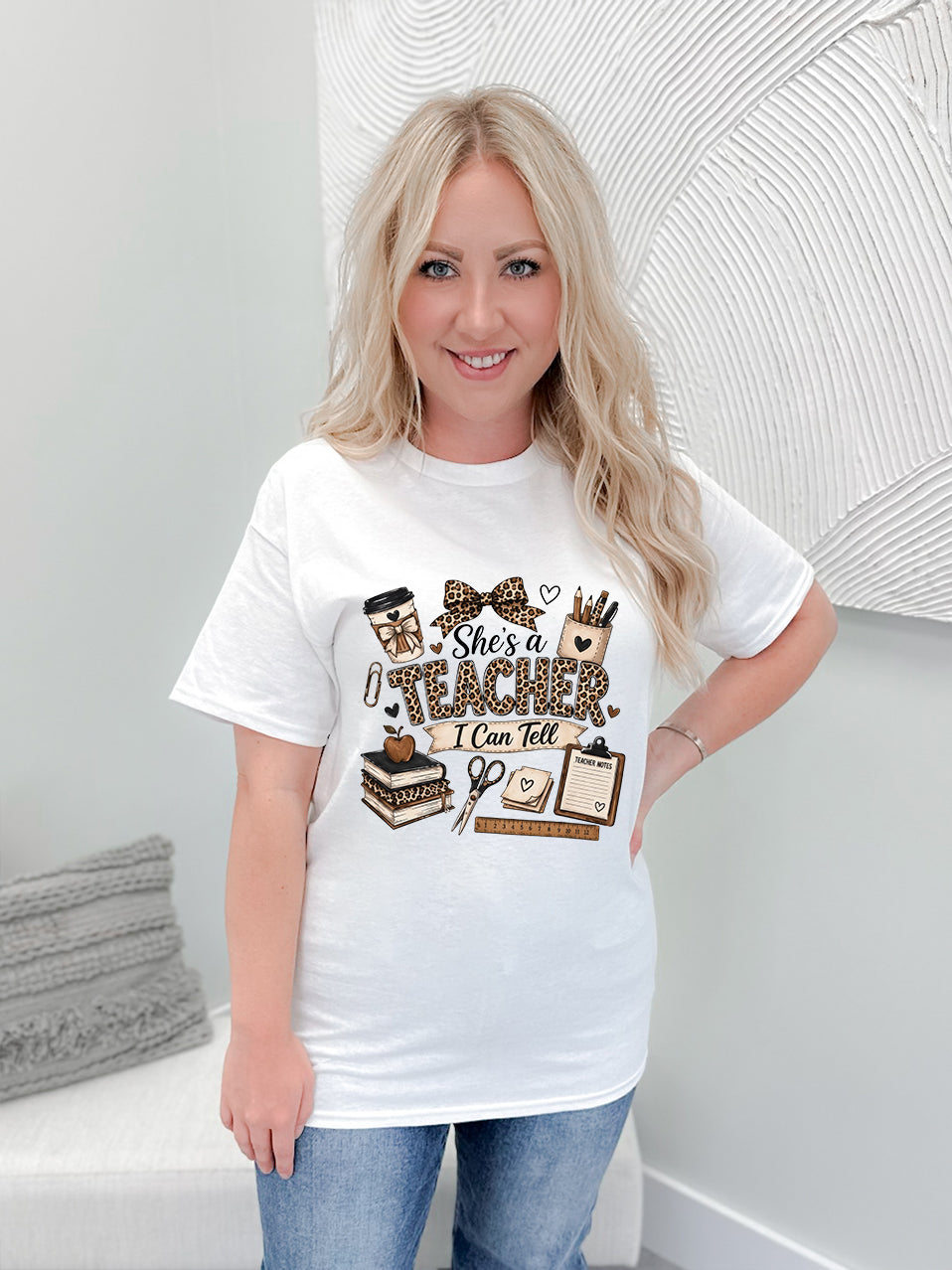 She's A Teacher I Can Tell Graphix Tee