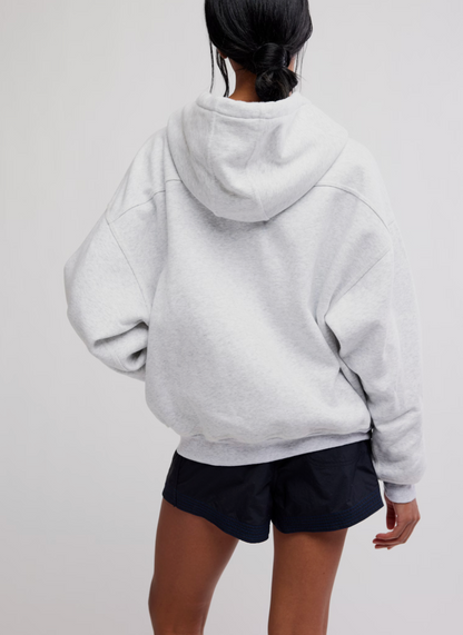 Final Call Zip Up in Grey by Free People