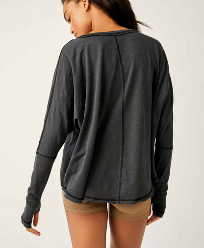 Nord Ten Laps Top in Black by Free People