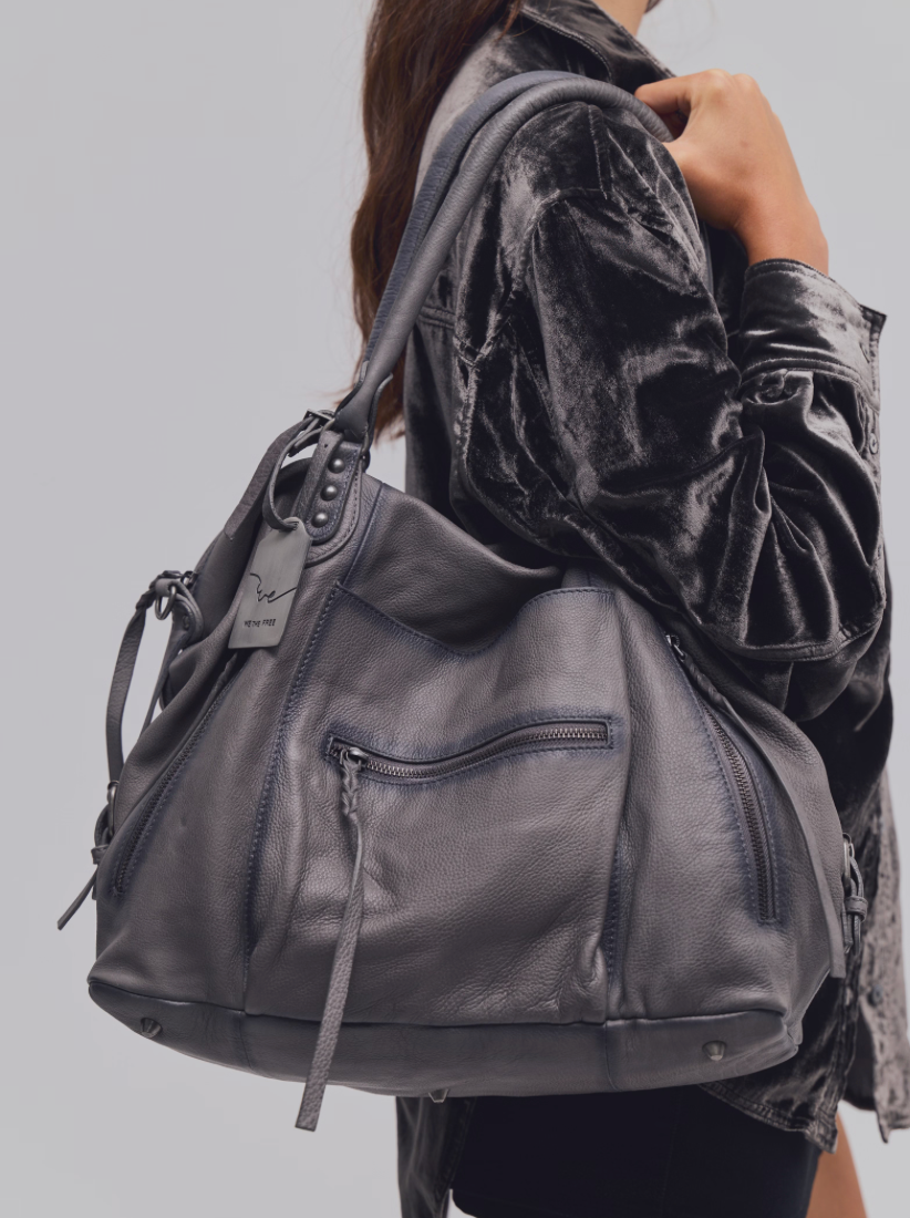 We The Free Emerson Tote Bag in Gravel Rock by Free People